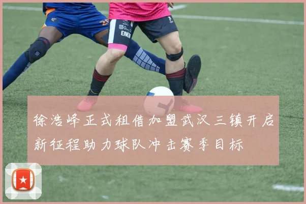 徐浩峰正式租借加盟武汉三镇开启新征程助力球队冲击赛季目标